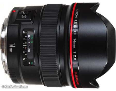 Canon EF 14mm f2.8L USM Lens